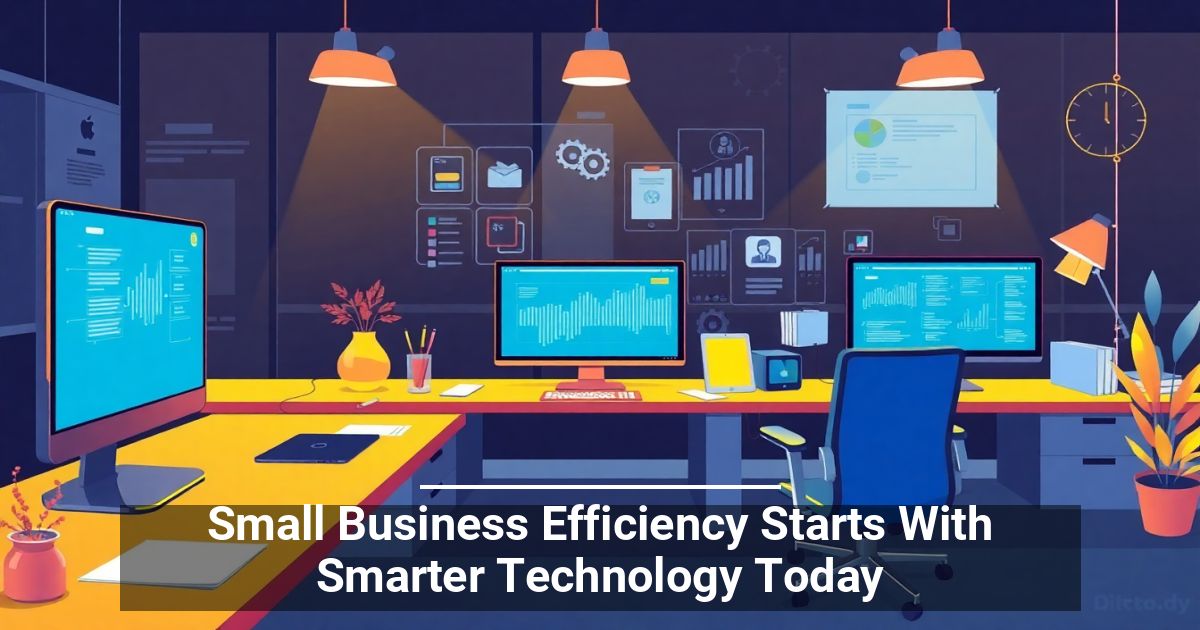 Small Business Efficiency Starts With Smarter Technology Today