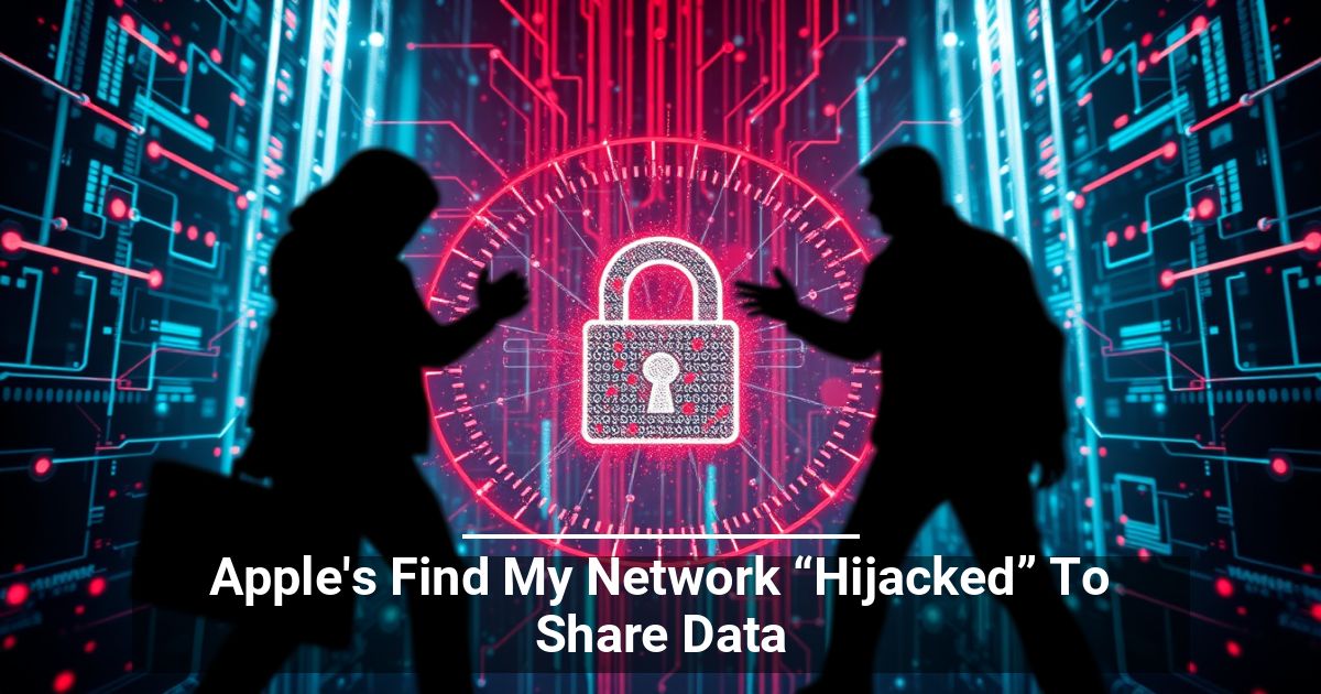 Apple’s Find My Network “Hijacked” To Share Data